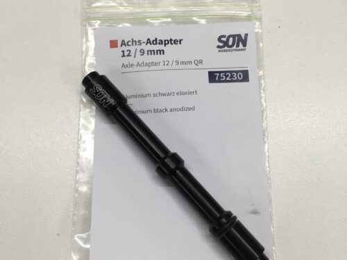 Son adapter 12mm steekas naar 9mm/Quickrelease uitval | 100 mm inbouwbreedte