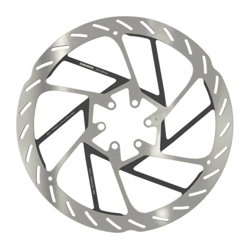 SRAM AM HS2 IS 6-bolt disc brake rotor 200mm rounded