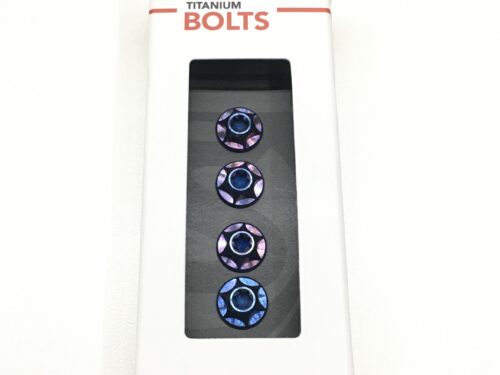 Silca Titanium bolts water bottle cage royal purple