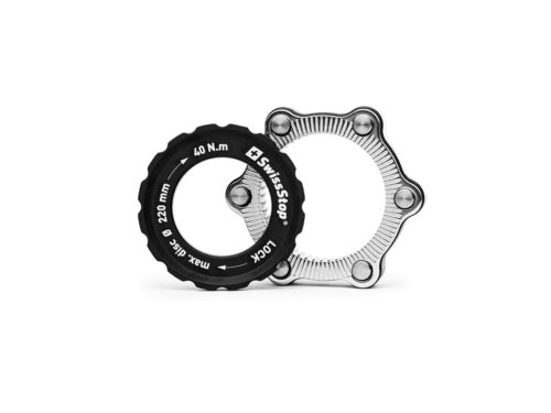 SwissSop Centerlock adapter: voor IS 6-gats disc op Centerlock naaf