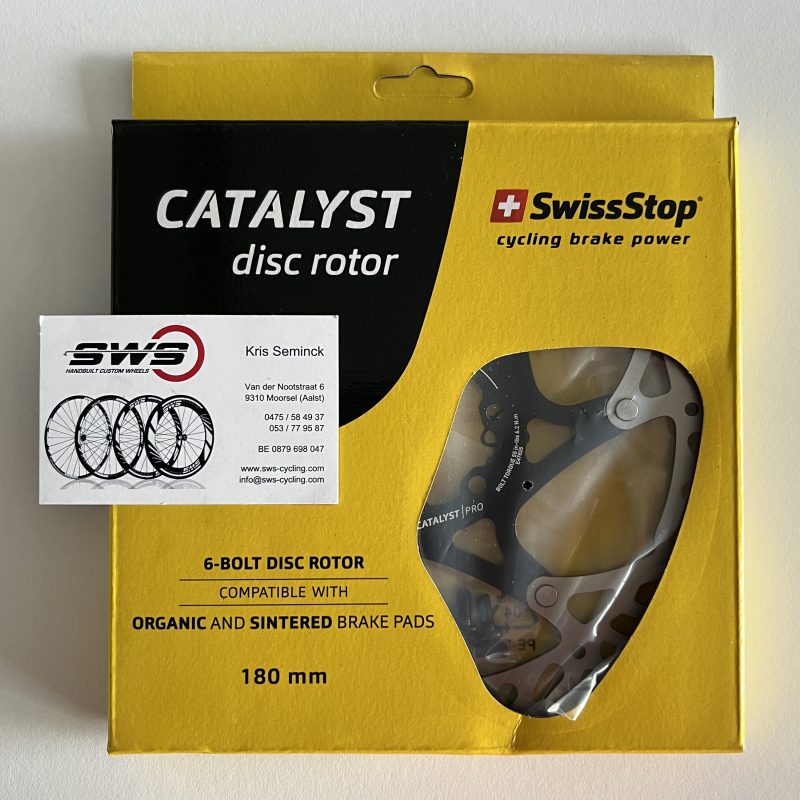 Swiss Stop Catalyst Pro | 6-bolt rotor | 180mm